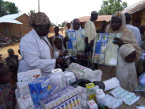 Pregnant women and children receiving ACT and ITN