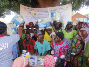 RDT and ITN distribution at Tungan gari village