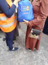 Distributing dignity kit1