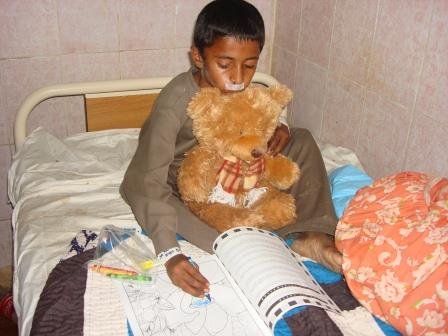 Medical Treatment for 100 Burn Children