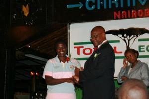 Dr. Liz Odera receives Total Eco-Challenge Award