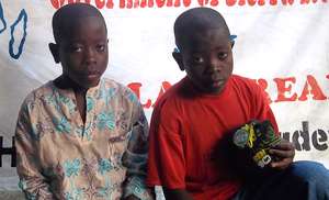 Twins BoysOrphaned by the Ebola virus