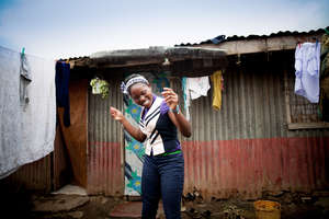 Clair, studying Mass Communications in Nairobi