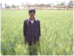 Photo of a villager at Bheroti Village