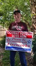 Vietnam Veteran received his sign