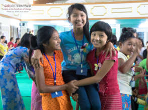 Girls from different regions working together