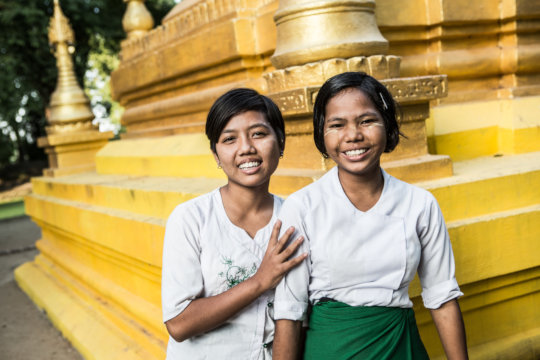 Build a girl leader in Myanmar