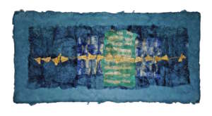 Silk Collage by Docey Lewis