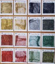 Color options for silk and raffia dyes