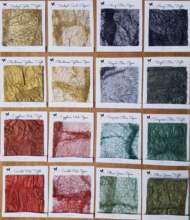 Color options for silk and raffia dyes