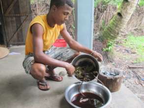 Experimenting with Natural Dyes