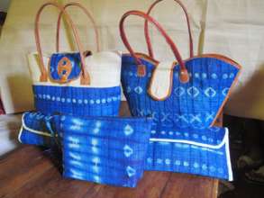 Handbags made by a design team in the capital