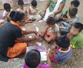 Eid celebration activity.