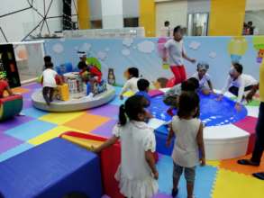 Umang beneficiaries playing at Yaya playzone.