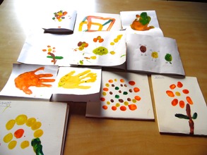 Mother's day art work by the children!