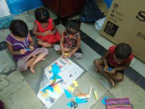 Puppet Fish Activity for Umang beneficiaries