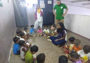 Storytelling sessions for Umang beneficiaries