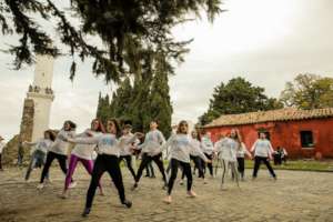 Flash Mob in the Historic City Center