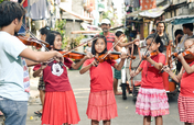 Teach Classical Music to poor kids of Talim Island