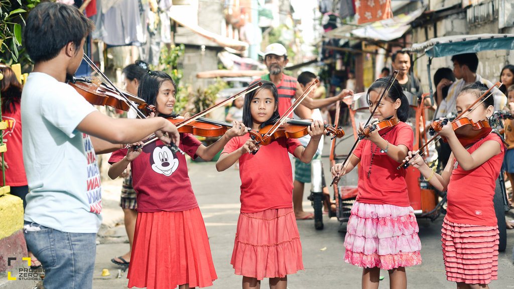 Teach Classical Music to poor kids of Talim Island