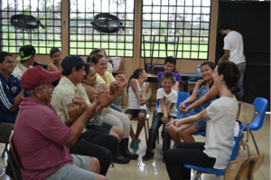 With rural community families