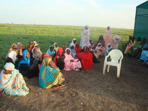 Women Farmers Union members gather for a training