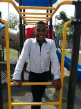 Jose Raul in his school uniform