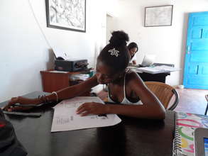 An applicant registering