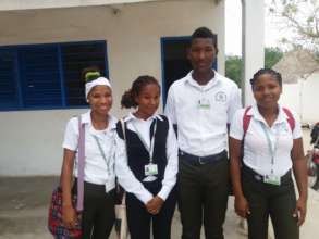 Roxana, Milagros, Juan and Mary