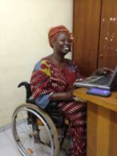 Zoenabou hard at work!