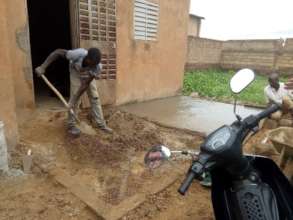 Construction of a terrace