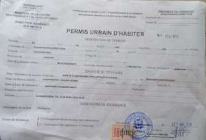 Permis Urbain D'habiter