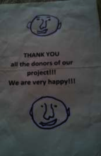 Thank you all donors!