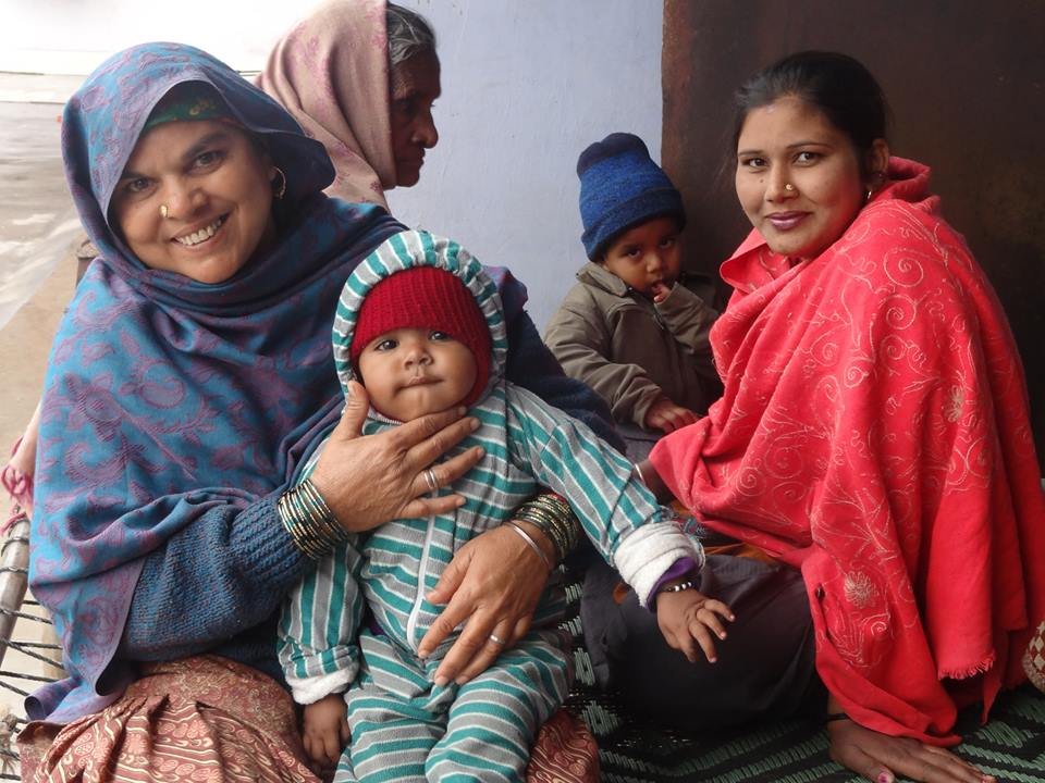 Women during IYCF training evaluation