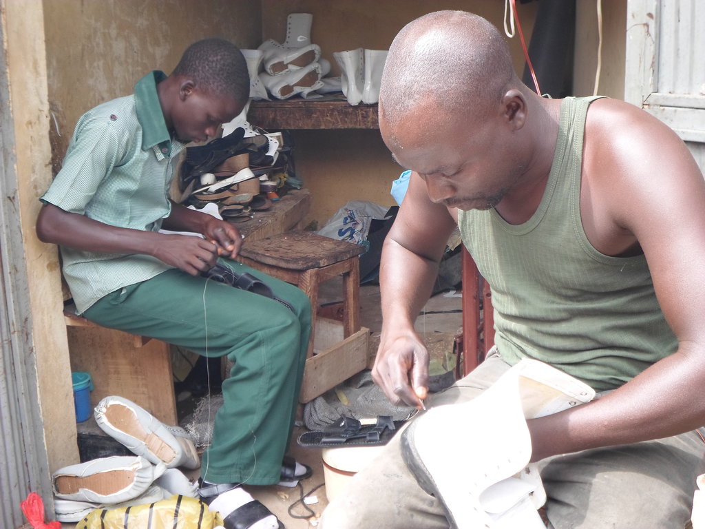 Create 1 Cobbling Shop and 8 Jobs for Orphans