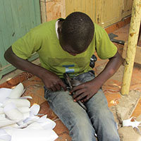 Create 1 Cobbling Shop and 8 Jobs for Orphans