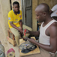 Create 1 Cobbling Shop and 8 Jobs for Orphans