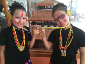 Two dancers from Hamro Ghar