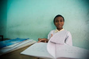 Hari in the classroom