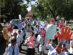 Parade on International Hand Washing Day