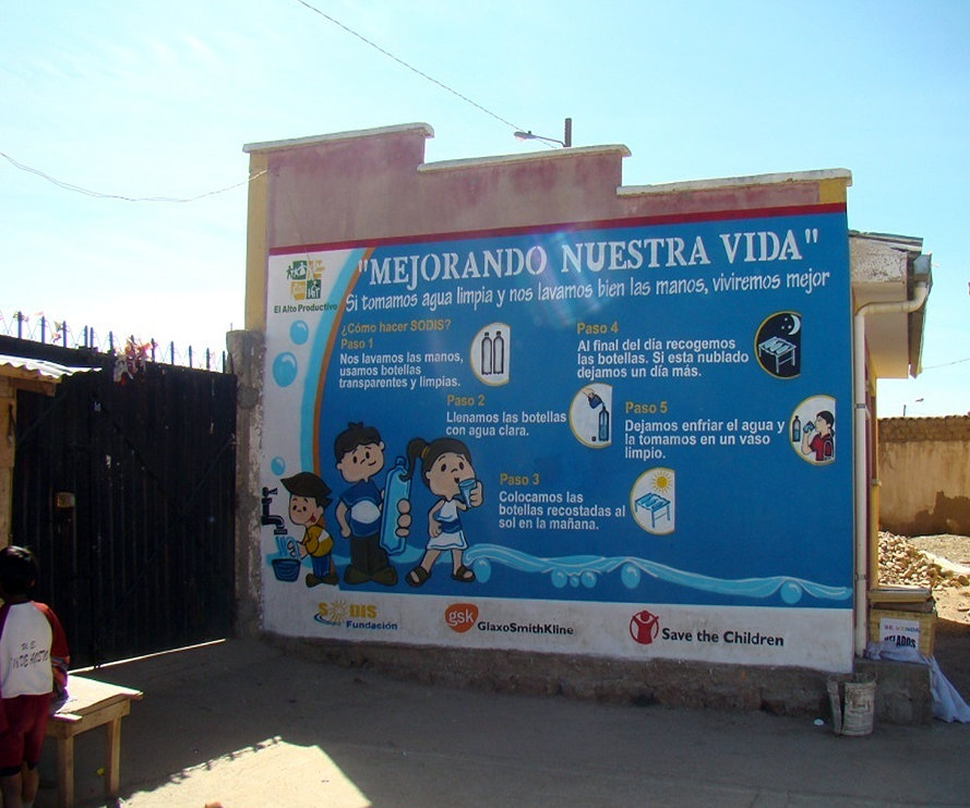 Non-traditional communication: wall paintings