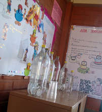 A "healthy corner" with safe drinking water