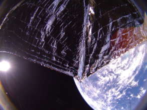 LightSail 2 over the Caribbean