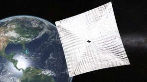 LightSail 1 - unfurled