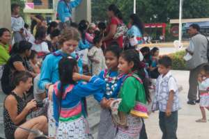 Antonia with children from Bena Jema