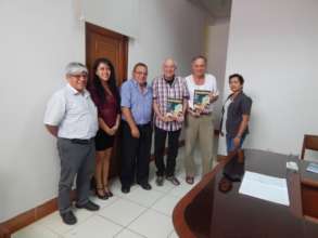 Meeting at indigenous university in Yarina