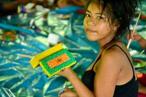 Working to empower girls with art