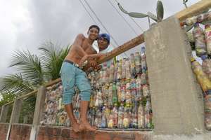 Eco-Brick Wall