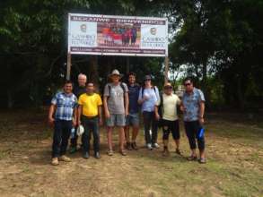 Visit to the community of Santa Teresita