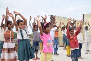 Children in Mother Baby School